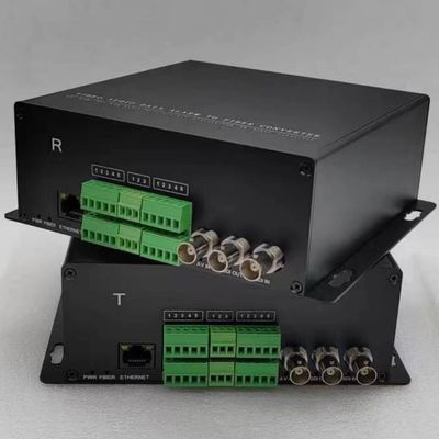 2CH 3G HD SDI con Ethernet sopra la trasmissione di Ethernet della fibra
