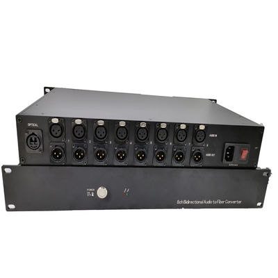 audio equilibrato bidirezionale 8ch al convertitore della fibra
