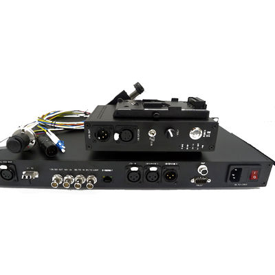 Collegamento della fibra del sistema EFP della macchina fotografica della fibra dei furgoni di And OB'del cineoperatore con 3GSDI il citofono Tally Optical Multiplexer a distanza