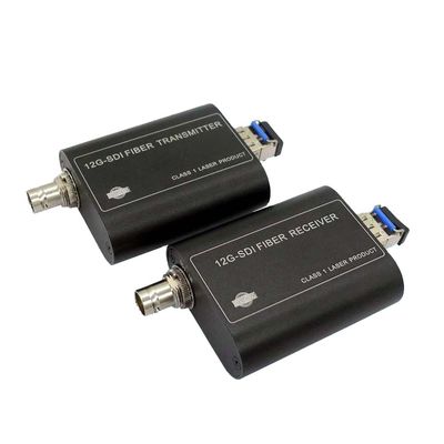 12G-SDI sopra fibra ottica, 4K-SDI convertitore ottico, 1 di Ch segnale ultra HD oltre 10 chilometri di fibra di MP, aderiscono a SMPTE ST-2082,