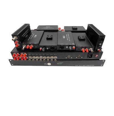 MINI 4 ch SDI al sistema della fibra del EFP della macchina fotografica con il citofono, controllo, ritorno SDI.
