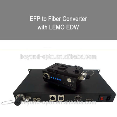 Video citofono Tally Fiber Camera System SDI di dati audio al convertitore della fibra