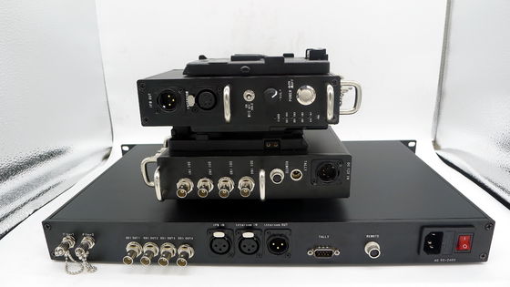 Radiodiffusione telecomandata TV SDI Tally Rcp TTL PGM del CCU di OB'Van Intercom al sistema della fibra
