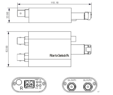 Genlock sopra fibra TC/BB sopra fibra