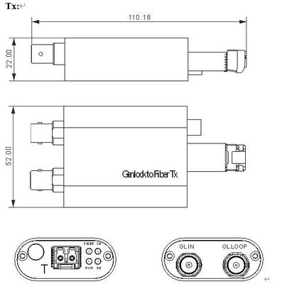 Genlock sopra fibra TC/BB sopra fibra