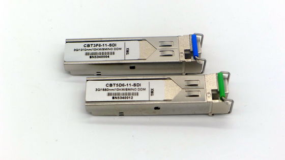 ricetrasmettitore CWDM di SFP della trasmissione video di 12G 4K SDI