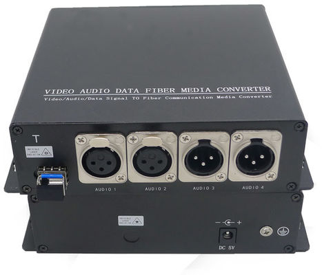 2 il Pin XLR di modo 3 ha equilibrato l'audio analogico sopra il ricetrasmettitore del riempitivo della fibra