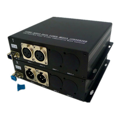 Audio unidirezionale di 2CH AES EBU sopra il riempitivo della fibra per il sistema di radiodiffusione