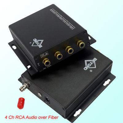 audio 4Ch connettore di RCA del riempitivo a fibra ottica del convertitore all'audio
