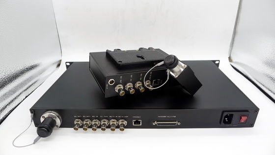 unità di sistema di fibra ottica della macchina fotografica di 4 canali per l'INGLESE, SNG ed EFP e visualizzazione IN NEGATIVO a distanza MCU-100 di Datevideo