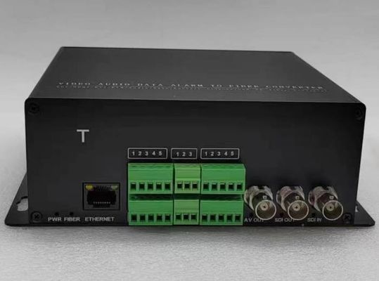 2CH 3G HD SDI con Ethernet sopra la trasmissione di Ethernet della fibra