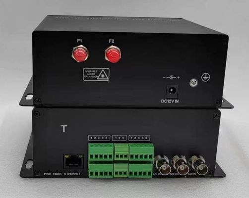 2CH 3G HD SDI con Ethernet sopra la trasmissione di Ethernet della fibra