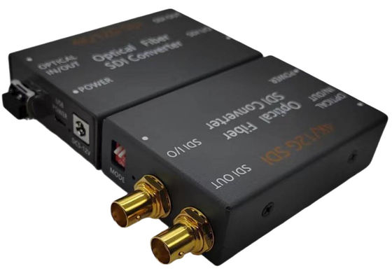 12G SDI al video del canale del convertitore 1 della fibra ed all'audio trasmissione