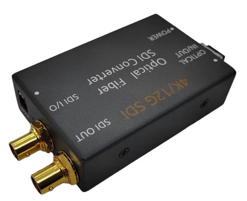 12G SDI al video del canale del convertitore 1 della fibra ed all'audio trasmissione