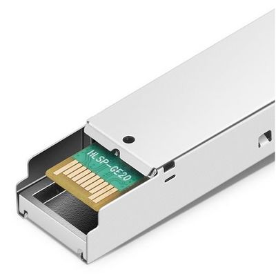 Ricetrasmettitore di SFP di singolo modo con il connettore doppio della fibra di DDM LC