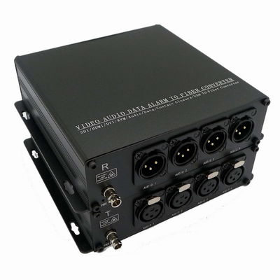 4Ch ha equilibrato l'audio al convertitore della fibra con il modulo di SFP del connettore di XLR