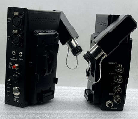 Sistema della macchina fotografica della fibra del EFP con il connettore del controllo LEMO 3K93C del citofono