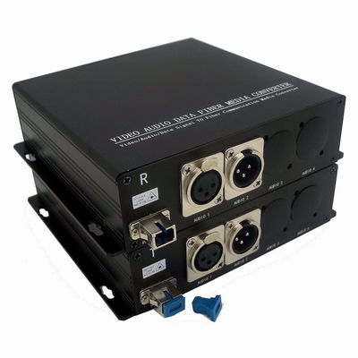 audio di 3pin XLR al riempitivo MIC Level And Line Level del convertitore della fibra
