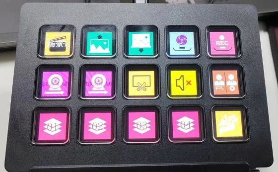 Chiave LCD personalizzabile della tastiera 15 della piattaforma della corrente