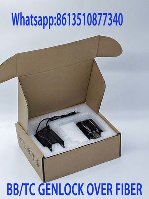 Genlock al convertitore Genlock (BB/della fibra di CVBS/livello tri) sopra il riempitivo della fibra ottica (bordi) con Mini Size, modulo di w/SFP